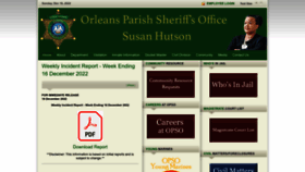 What Opcso.org website looked like in 2023 (1 year ago)