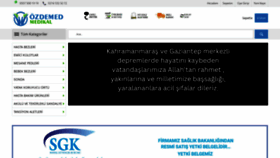 What Ozdemed.com.tr website looked like in 2023 (1 year ago)