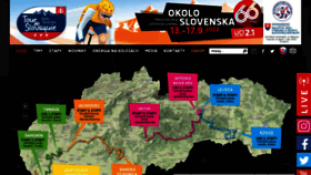 What Okoloslovenska.com website looked like in 2023 (1 year ago)