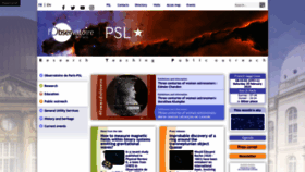 What Obspm.fr website looked like in 2023 (1 year ago)