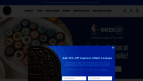 What Oreo.com website looked like in 2023 (1 year ago)
