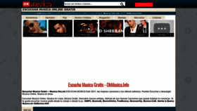 What Okmusica.info website looked like in 2023 (1 year ago)