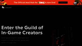 What Overwolf.com website looked like in 2023 (1 year ago)