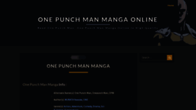 What Onepunchmansmanga.com website looked like in 2023 (1 year ago)
