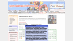What Optochtenkalender.nl website looked like in 2023 (1 year ago)