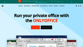 What Onlyoffice.com website looked like in 2023 (1 year ago)