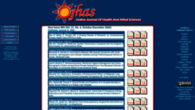 What Ojhas.org website looked like in 2023 (2 years ago)