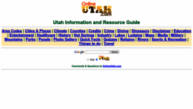 What Onlineutah.us website looked like in 2023 (1 year ago)