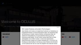 What Oculus.de website looked like in 2023 (1 year ago)