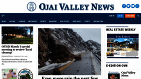 What Ojaivalleynews.com website looked like in 2023 (1 year ago)
