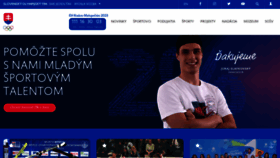 What Olympic.sk website looked like in 2023 (1 year ago)