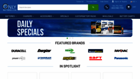 What Onlybatteries.com website looked like in 2023 (1 year ago)