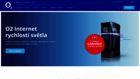 What O2.cz website looked like in 2023 (1 year ago)