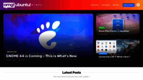 What Omgubuntu.co.uk website looked like in 2023 (1 year ago)