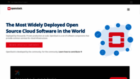 What Openstack.org website looked like in 2023 (2 years ago)