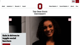 What Osu.edu website looked like in 2023 (1 year ago)