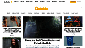What Outsideonline.com website looked like in 2023 (1 year ago)