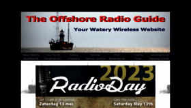 What Offshore-radio.de website looked like in 2023 (1 year ago)