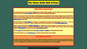 What Offshoreradio.co.uk website looked like in 2023 (1 year ago)