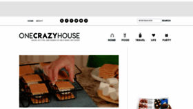 What Onecrazyhouse.com website looked like in 2023 (1 year ago)