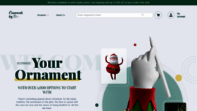 What Ornamentsbyelves.com website looked like in 2023 (1 year ago)