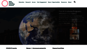What Opensocietyuniversitynetwork.org website looked like in 2023 (1 year ago)