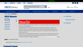 What Oecdobserver.org website looked like in 2023 (1 year ago)