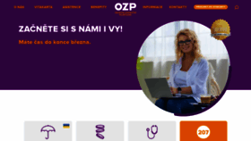 What Ozp.cz website looked like in 2023 (1 year ago)