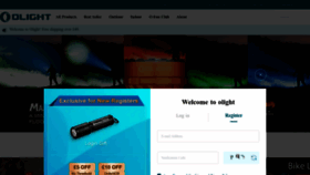What Olightstore.uk website looked like in 2023 (1 year ago)