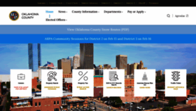 What Oklahomacounty.org website looked like in 2023 (1 year ago)