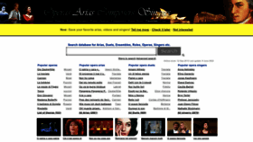 What Opera-arias.com website looked like in 2023 (1 year ago)