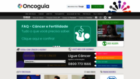 What Oncoguia.org.br website looked like in 2023 (1 year ago)