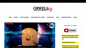 What Orwell.city website looked like in 2023 (1 year ago)