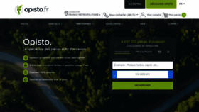 What Opisto.fr website looked like in 2023 (2 years ago)