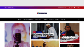 What Olorisupergal.com website looked like in 2023 (1 year ago)