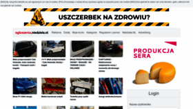 What Ogloszenia.niedziela.nl website looked like in 2023 (1 year ago)