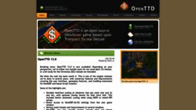 What Openttd.org website looked like in 2023 (2 years ago)