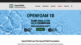 What Openfoam.org website looked like in 2023 (2 years ago)