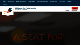 What Okcps.org website looked like in 2023 (1 year ago)