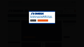 What Omega.co.uk website looked like in 2023 (1 year ago)