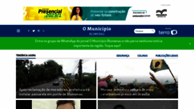 What Omunicipioblumenau.com.br website looked like in 2023 (1 year ago)