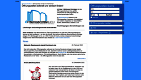 What Oeffnungszeitenbuch.de website looked like in 2023 (1 year ago)