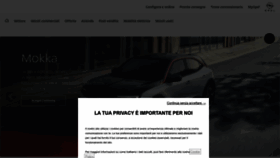 What Opel.it website looked like in 2023 (1 year ago)