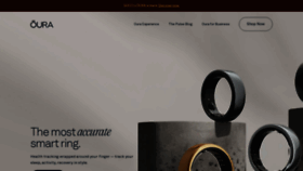What Ouraring.com website looked like in 2023 (1 year ago)