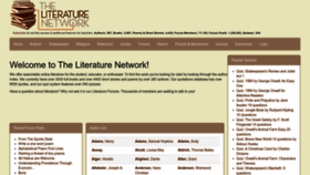 What Online-literature.com website looked like in 2023 (1 year ago)