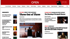 What Openthemagazine.com website looked like in 2023 (1 year ago)
