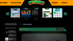 What Octordle.io website looked like in 2023 (1 year ago)