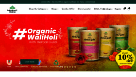 What Organicindia.com website looked like in 2023 (1 year ago)