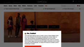 What Omoda.de website looked like in 2023 (1 year ago)