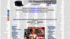 What Oldmagazinearticles.com website looked like in 2023 (1 year ago)